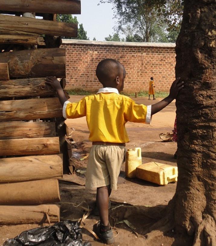 orphaned child in Uganda
