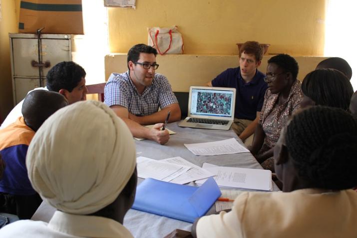 Baby Monitor project meeting with Kenyan community health workers