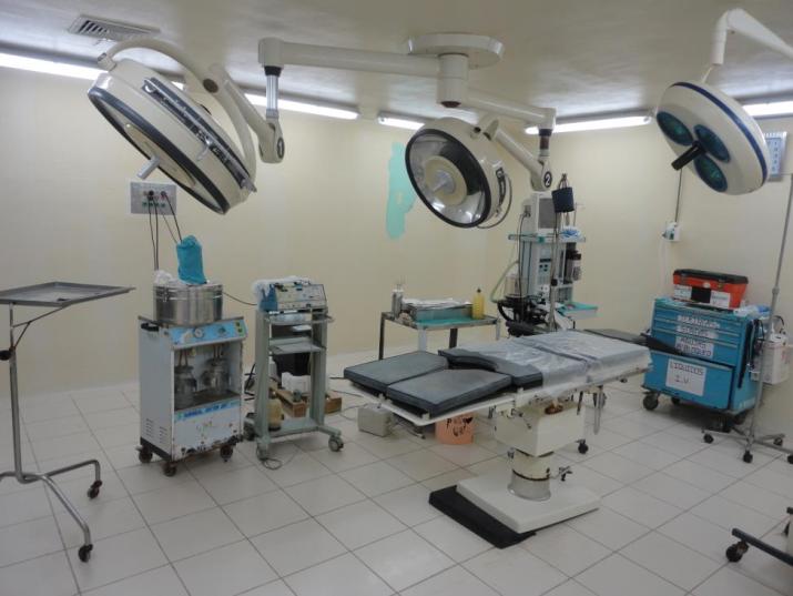 Operating room in Hospital Luis Felipe Moncada