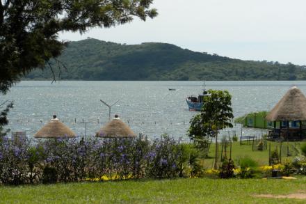 Scene at Lake Victoria shoreline
