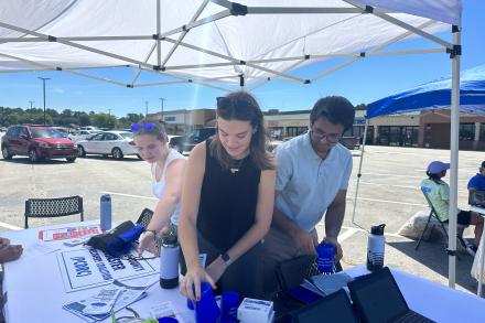 2024 Pamlico team at a health fair