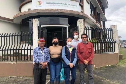 Meeting with the Health Representative of the Achuar Nation and Ministry of Health leaders in Ecuador