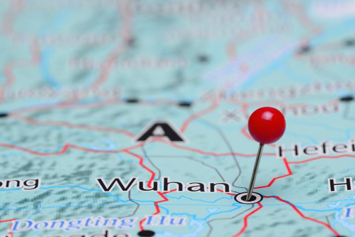 Wuhan map