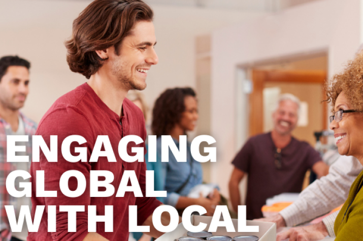 Engaging Global With Local event graphic