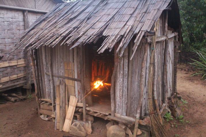 Wood-burning stove in Madagascar