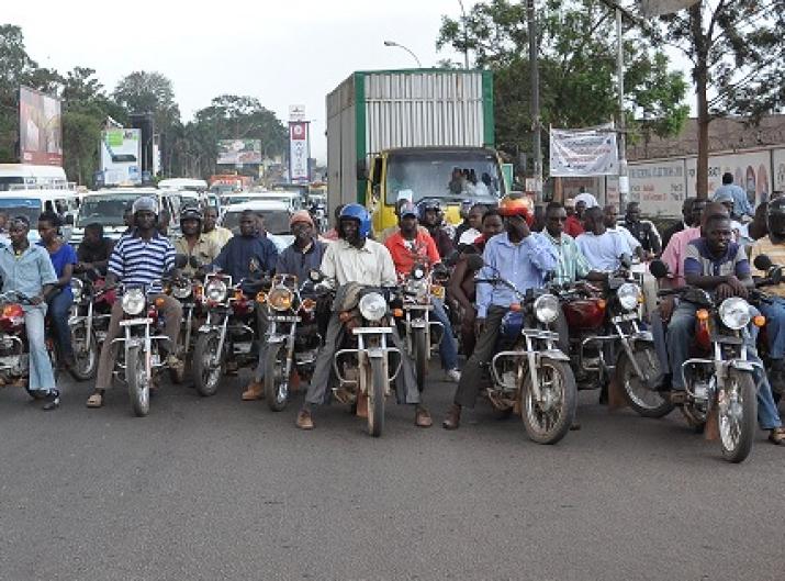 Motorcycles in Uganda