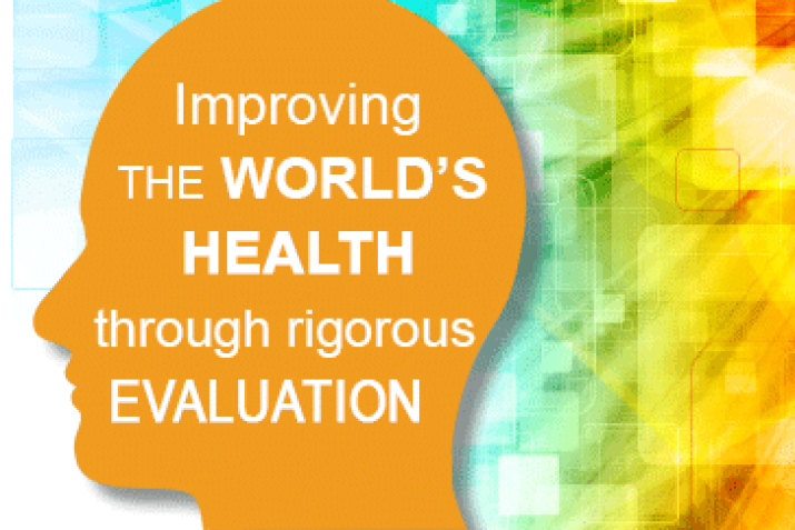 logo stating "Improiving the world's health through rigorous evaluation"