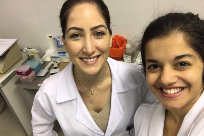 a doctoral student in the Department of Molecular Genetics and Microbiology at Duke, works in Sallie Permar’s lab