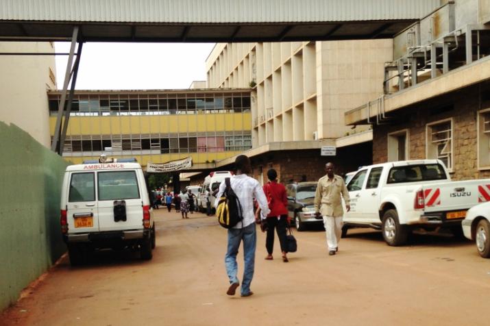 Emergency entrance Mulago