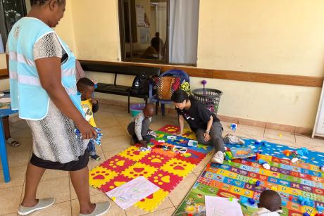 Sydney Chen at Lumumba Sub-County Hospital