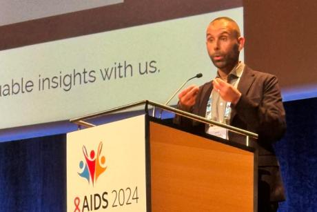 Jirair Ratevosian at AIDS2024