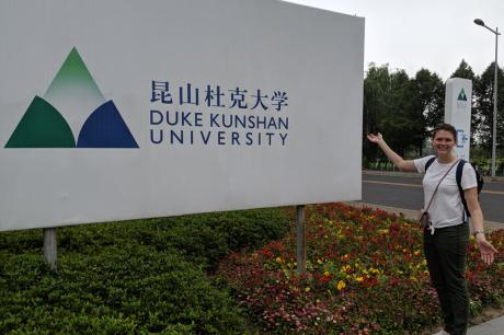 Christine Crute and DKU Sign