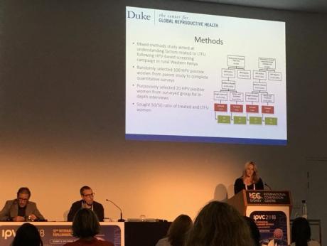 Carissa Presenting at Conference