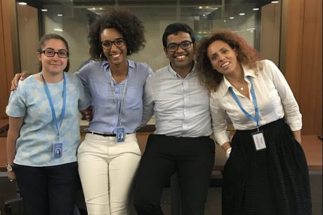 Shashika with Summer Colleagues