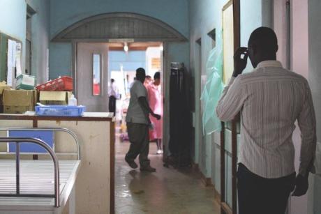 The neurosurgery ward at Mulago Hospital. Photo by Kelsey Graywill.