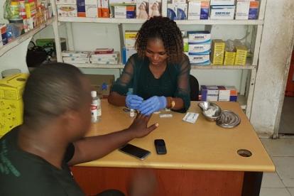 Malaria testing in pharmacy