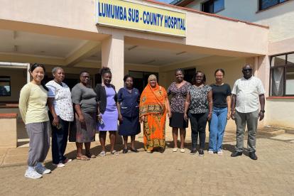 Sydney Chen and Melat Woldetensae in Kisumu, Kenya