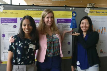 The Big Data for Reproductive Health team was the Judges' Selection Winner at the Bass Connections Showcase in April 2019.