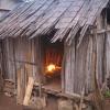 Wood-burning stove in Madagascar