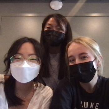 Team Photo; L:R Eleanor, Dana, Brynn
