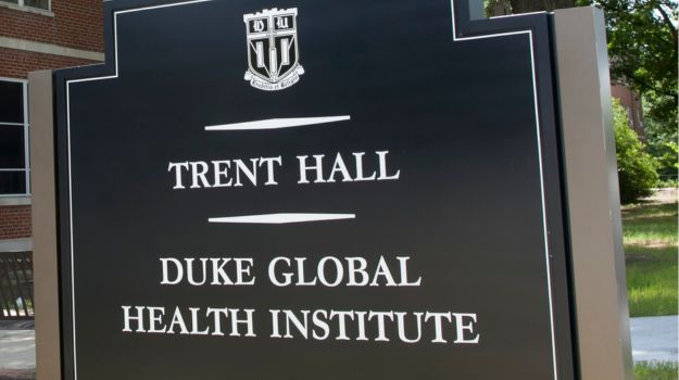 Duke Global Health Institute sign