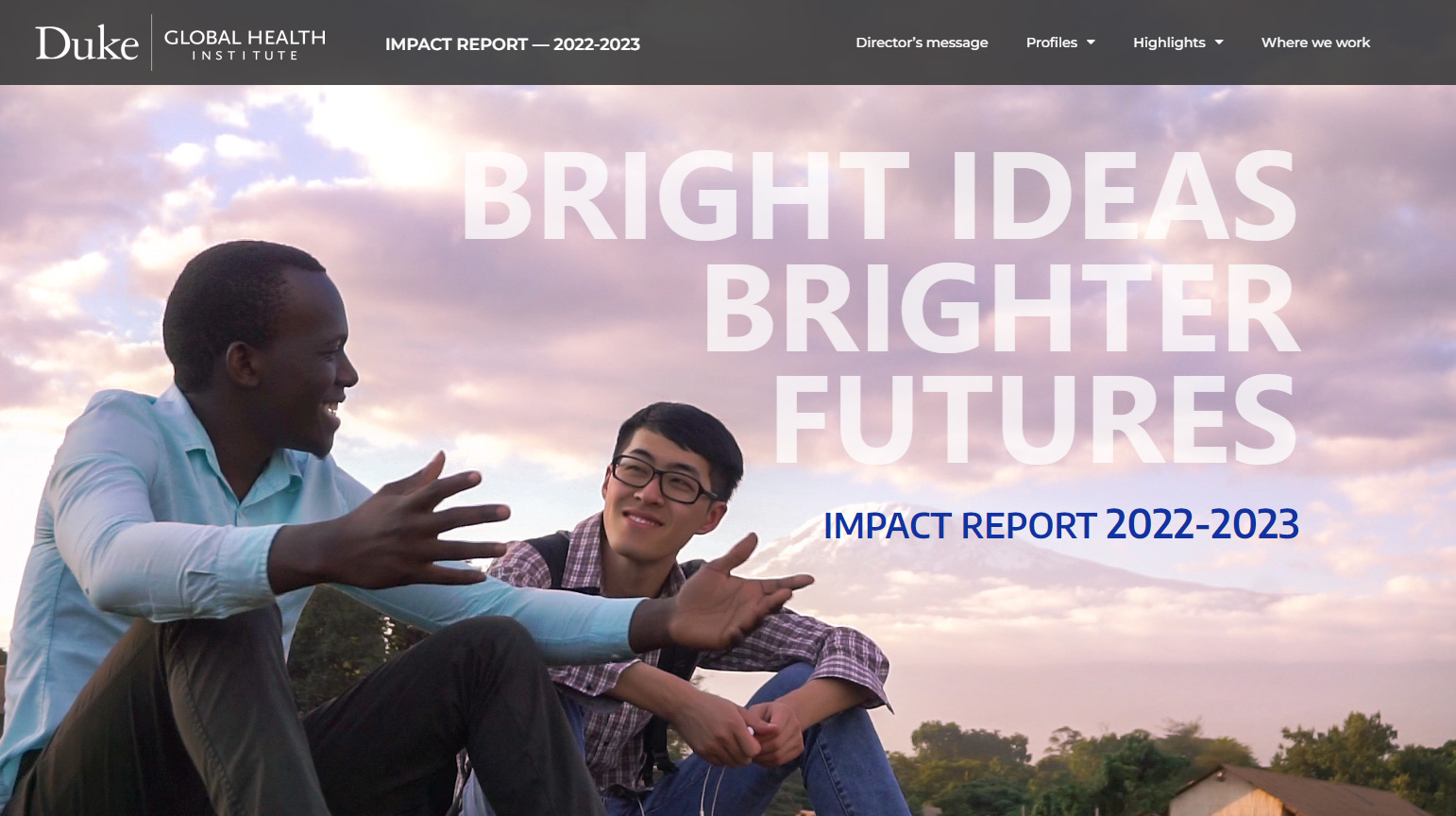 Bright Ideas, Brighter Futures - Impact Report 2022-2023